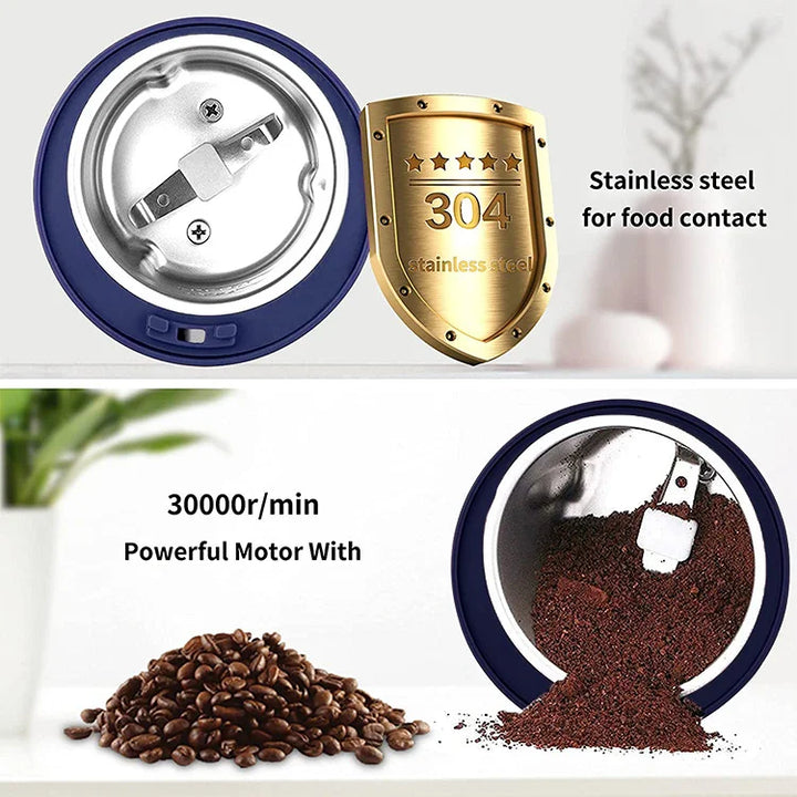 2024 New Small Electric Grinding Machine Grain Grinder Coffee Grinder Stainless Steel Nuts Beans Grains Mill Herbs  for kitchen